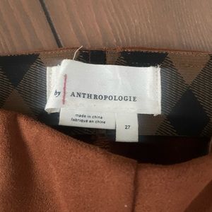 Anthropologie velvet pants